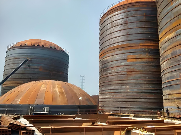 潍城焦粉钢板仓